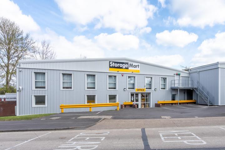 street view of StorageMart in Worthing, West Sussex on Willowbrook Road
